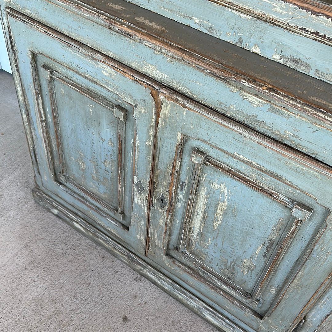 French Four Door Bistro Cabinet - The White Barn Antiques