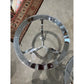 Langham Hotel Chrome and Glass Side Tables - The White Barn Antiques