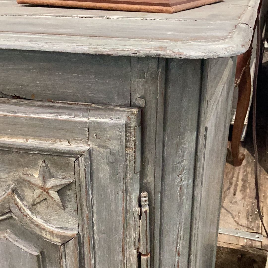 French Grey Cabinet - The White Barn Antiques