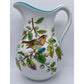 Antique English Water Jug in the Avis Pattern With Birds & Foliage, 19th Century - The White Barn Antiques