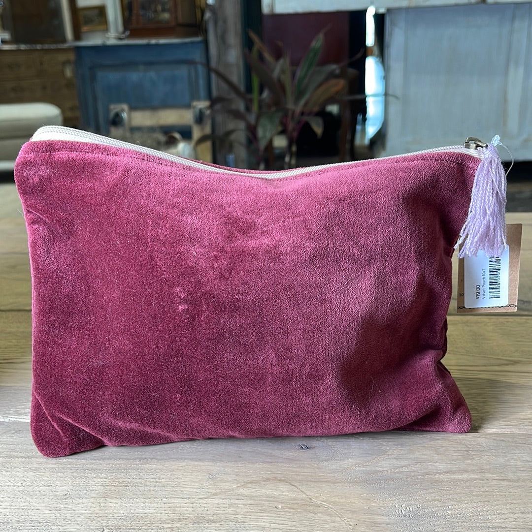 Velvet Pouch - The White Barn Antiques