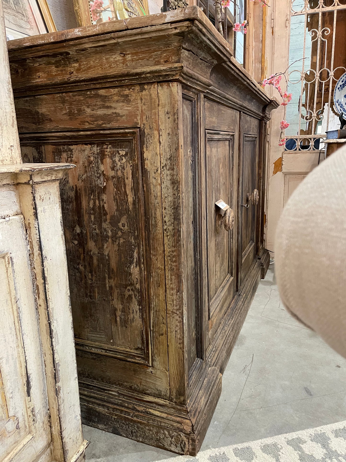 Sideboard Enfilade Italian Sacristy - The White Barn Antiques