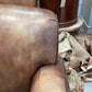 Leather Club Chair - Oversized - The White Barn Antiques