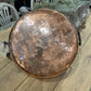 Round Copper Preserving Pan 1900 - The White Barn Antiques