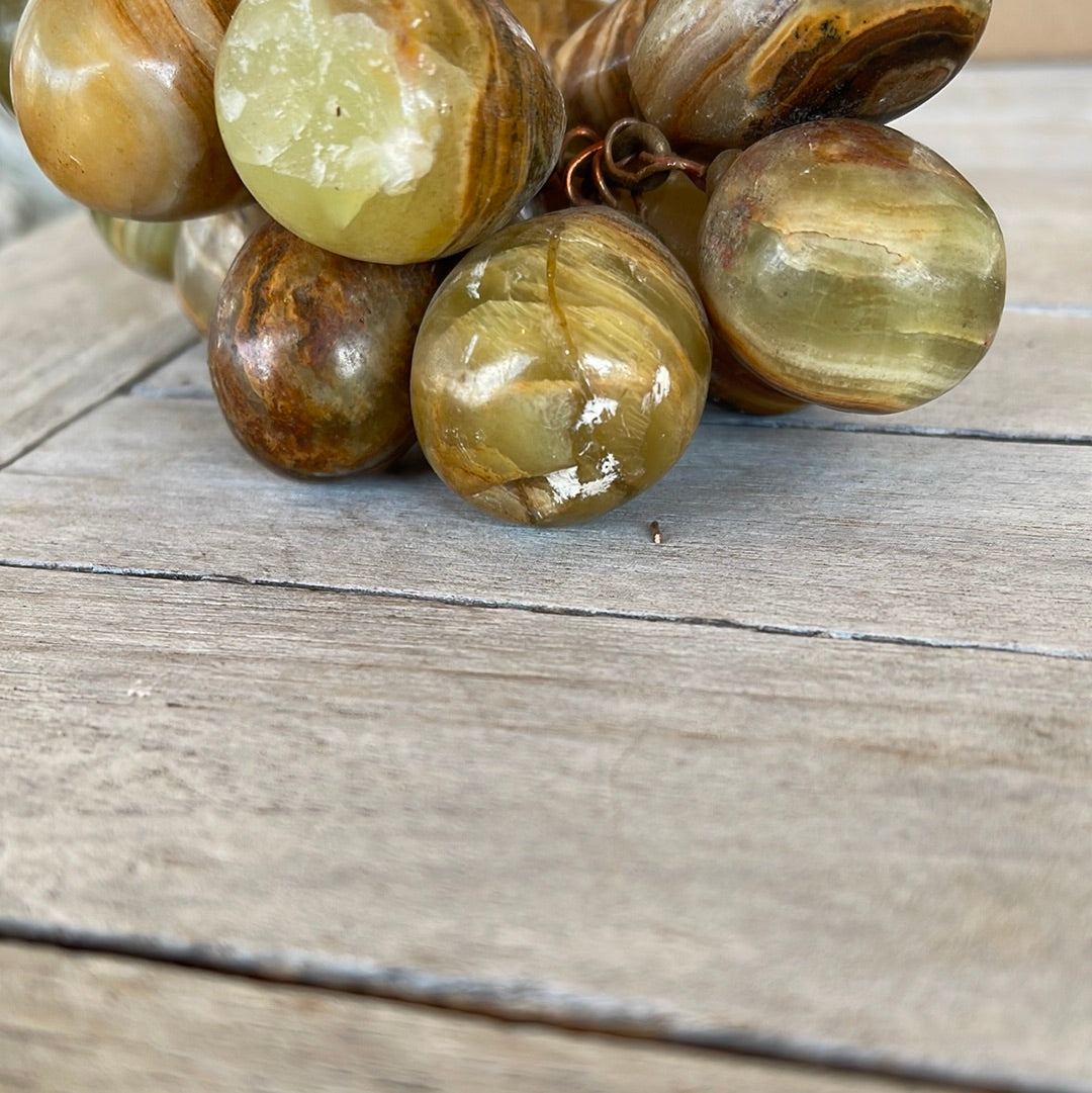 Mid-Century Modern Marble Grapes - The White Barn Antiques