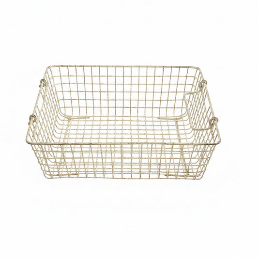 French Oyster Basket - The White Barn Antiques