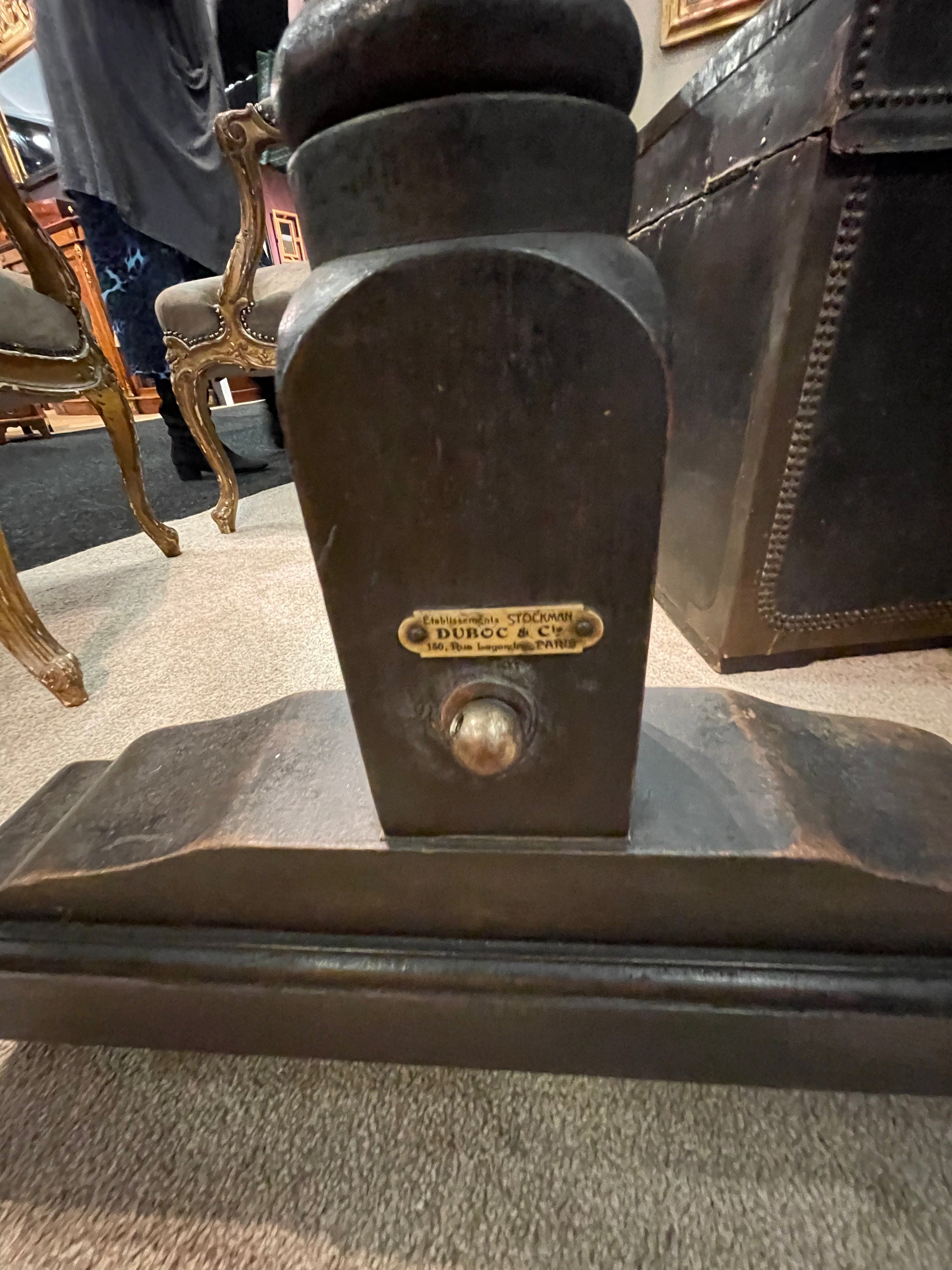 "Stockman" Cast Iron Dress Shop Clothes Rack - The White Barn Antiques