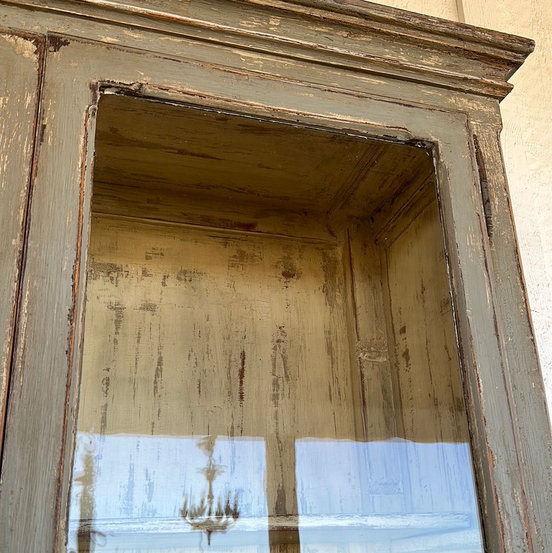 French Four Door Bistro Cabinet - The White Barn Antiques