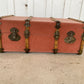 Trunk Pink Velvet - The White Barn Antiques