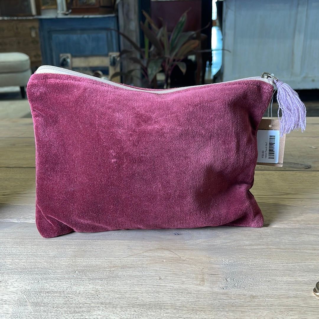 Velvet Pouch - The White Barn Antiques