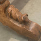 Vendage Table with Carved Detail - The White Barn Antiques