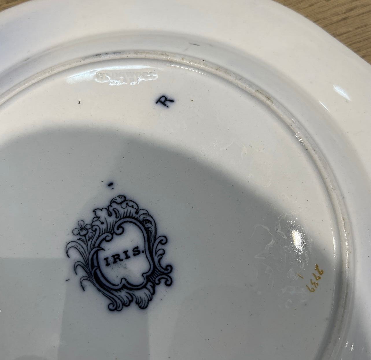 Wedgwood Pearlware 'Iris' Partial Dessert Service - The White Barn Antiques