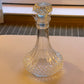 Glass Decanter with Decorative and Matching Lid - The White Barn Antiques