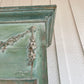 Cupboard - Green 19th Century 2 Pieces - The White Barn Antiques