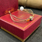 UT Longhorns with two orange jewels Ronaldo bracelet