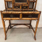 19th Century Original Lacquer Bamboo Cabinet - The White Barn Antiques