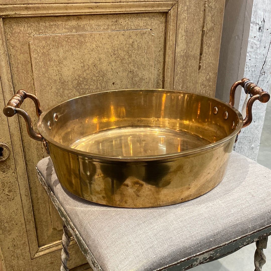 Copper Preserve Pan - The White Barn Antiques