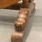 Vendage Table with Carved Detail - The White Barn Antiques