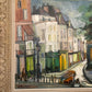 Monmarte Painting Oil on Canvas - The White Barn Antiques