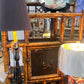 19th Century Original Lacquer Bamboo Cabinet - The White Barn Antiques