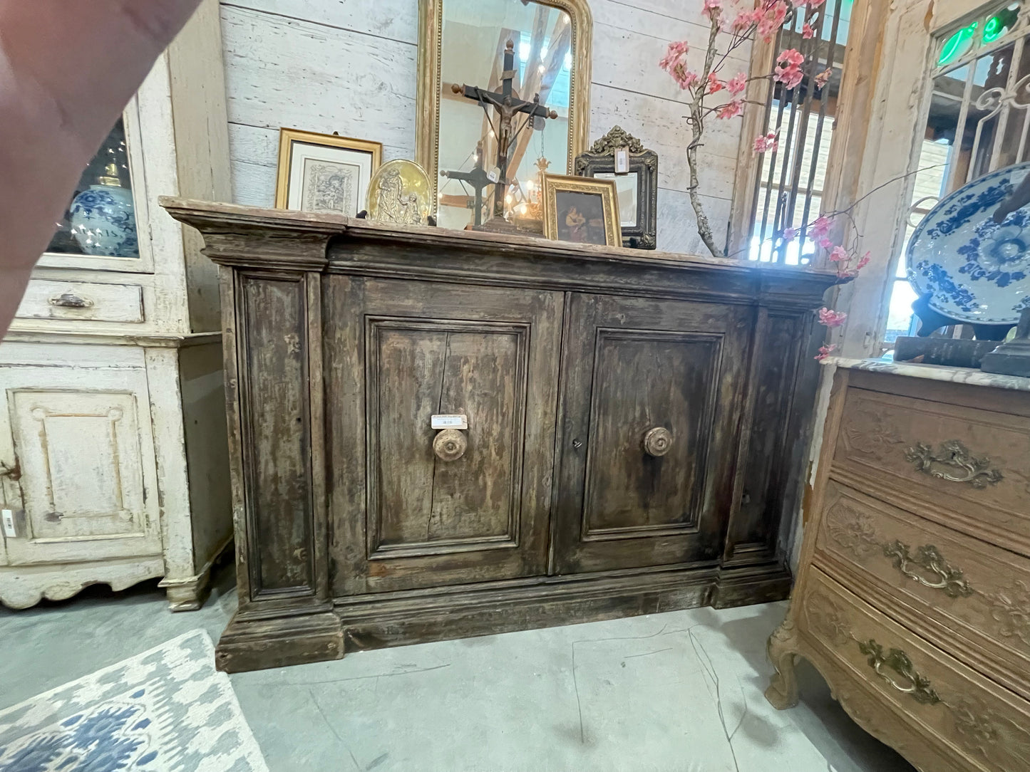 Sideboard Enfilade Italian Sacristy - The White Barn Antiques