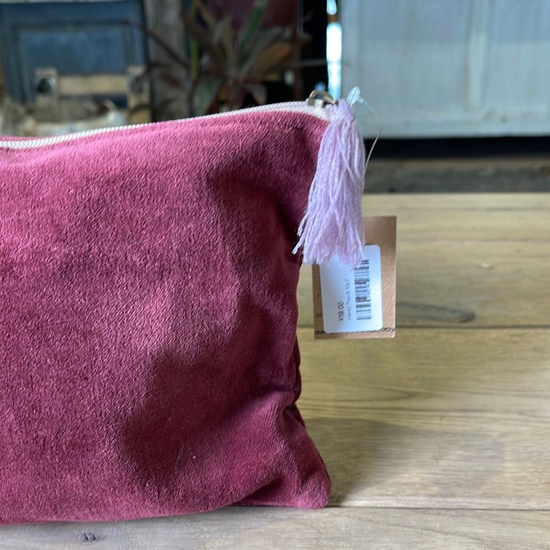 Velvet Pouch - The White Barn Antiques