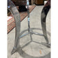 Langham Hotel Chrome and Glass Side Tables - The White Barn Antiques