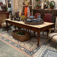 French Dining Table with Sycamore Top and 2 Drawers
