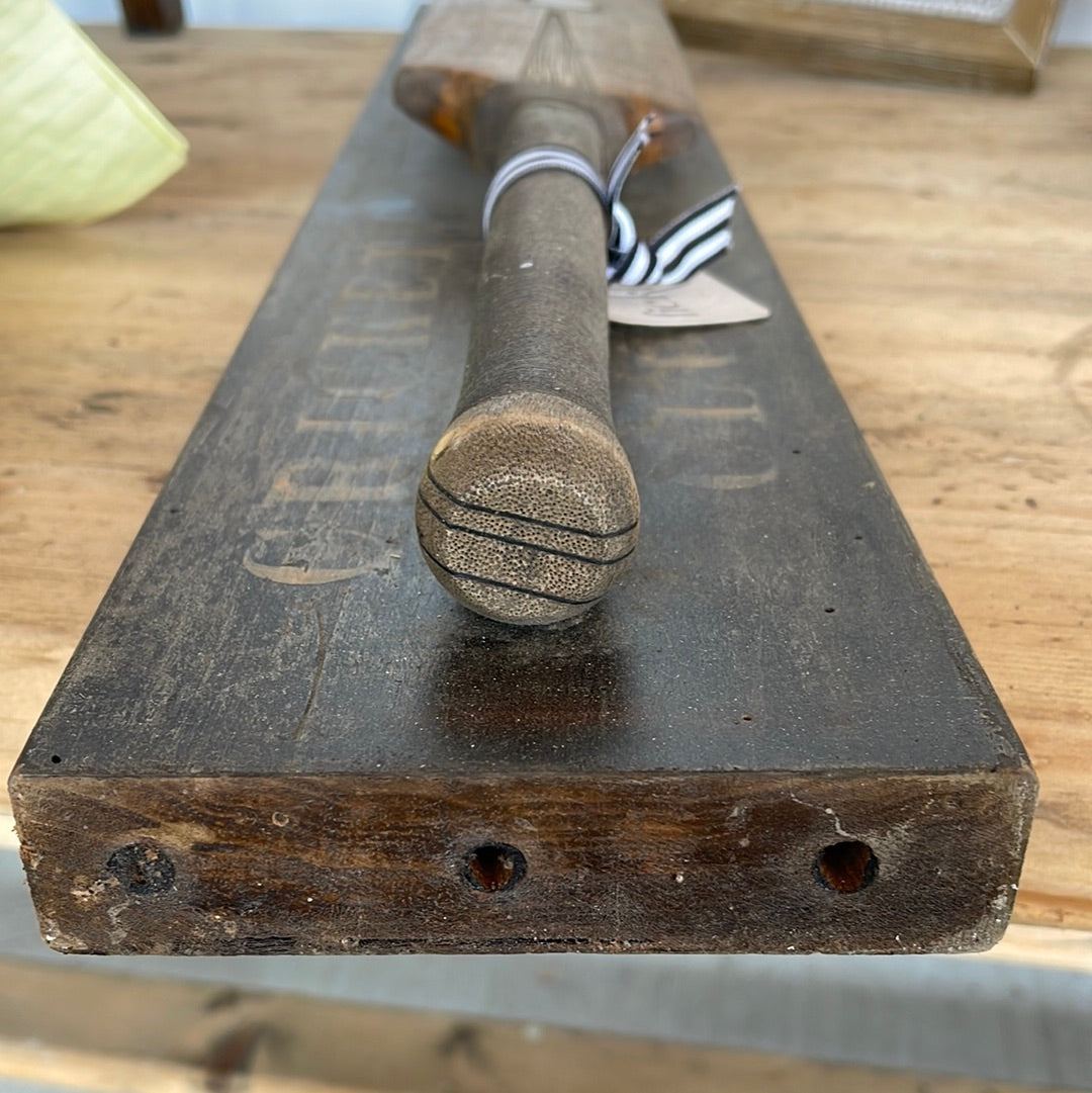 Mounted Cricket Bat - The White Barn Antiques