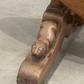 Vendage Table with Carved Detail - The White Barn Antiques