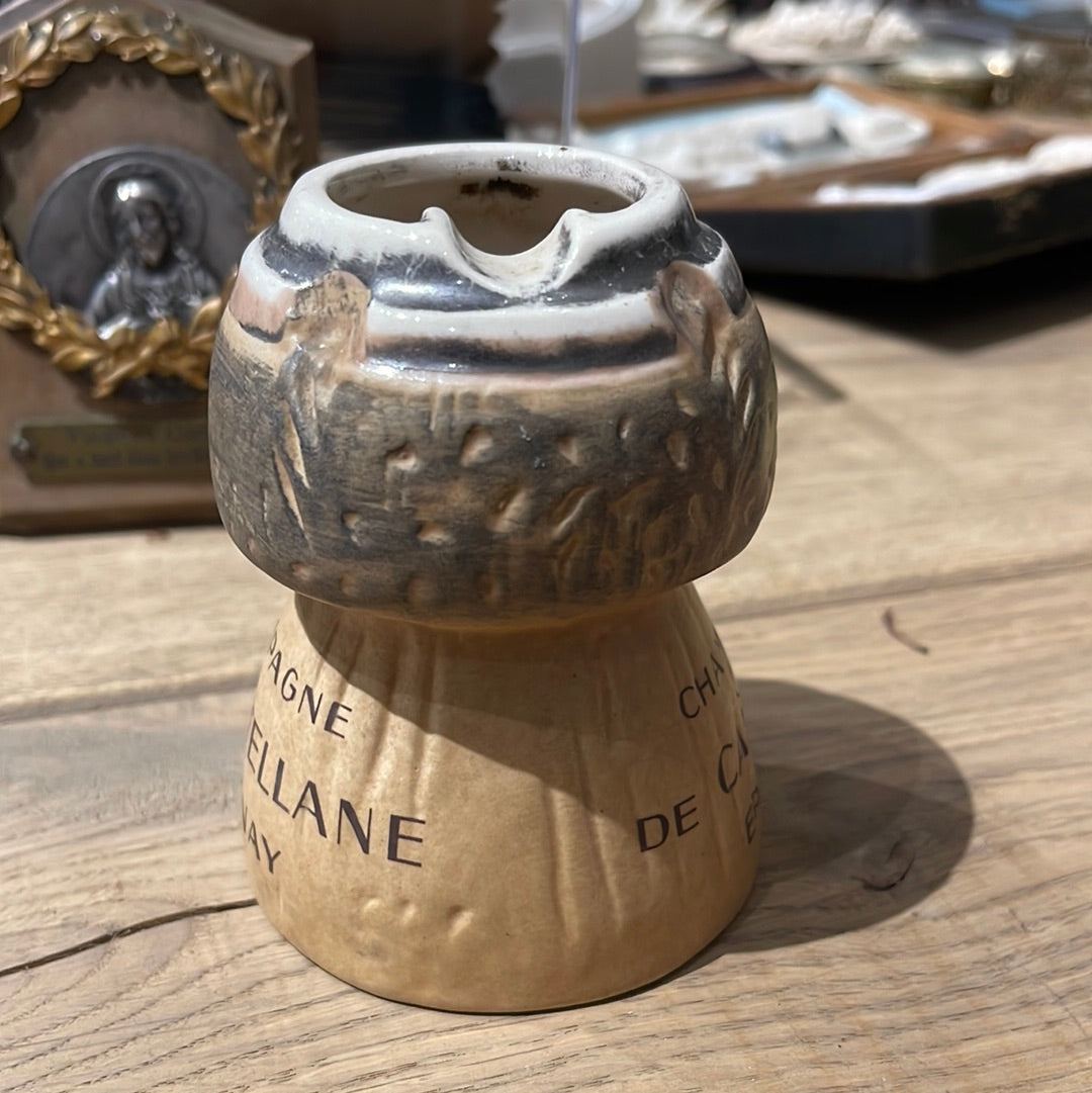 Epernay Champagne Cork Ashtray - The White Barn Antiques