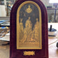 Etched Gold Religious Plaque - The White Barn Antiques