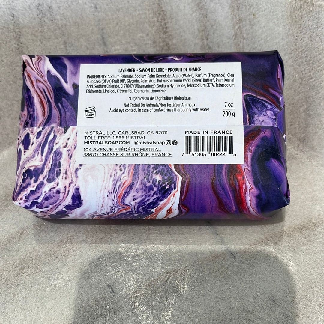 Lavender Bar Soap by Mistral Marble Collection - The White Barn Antiques