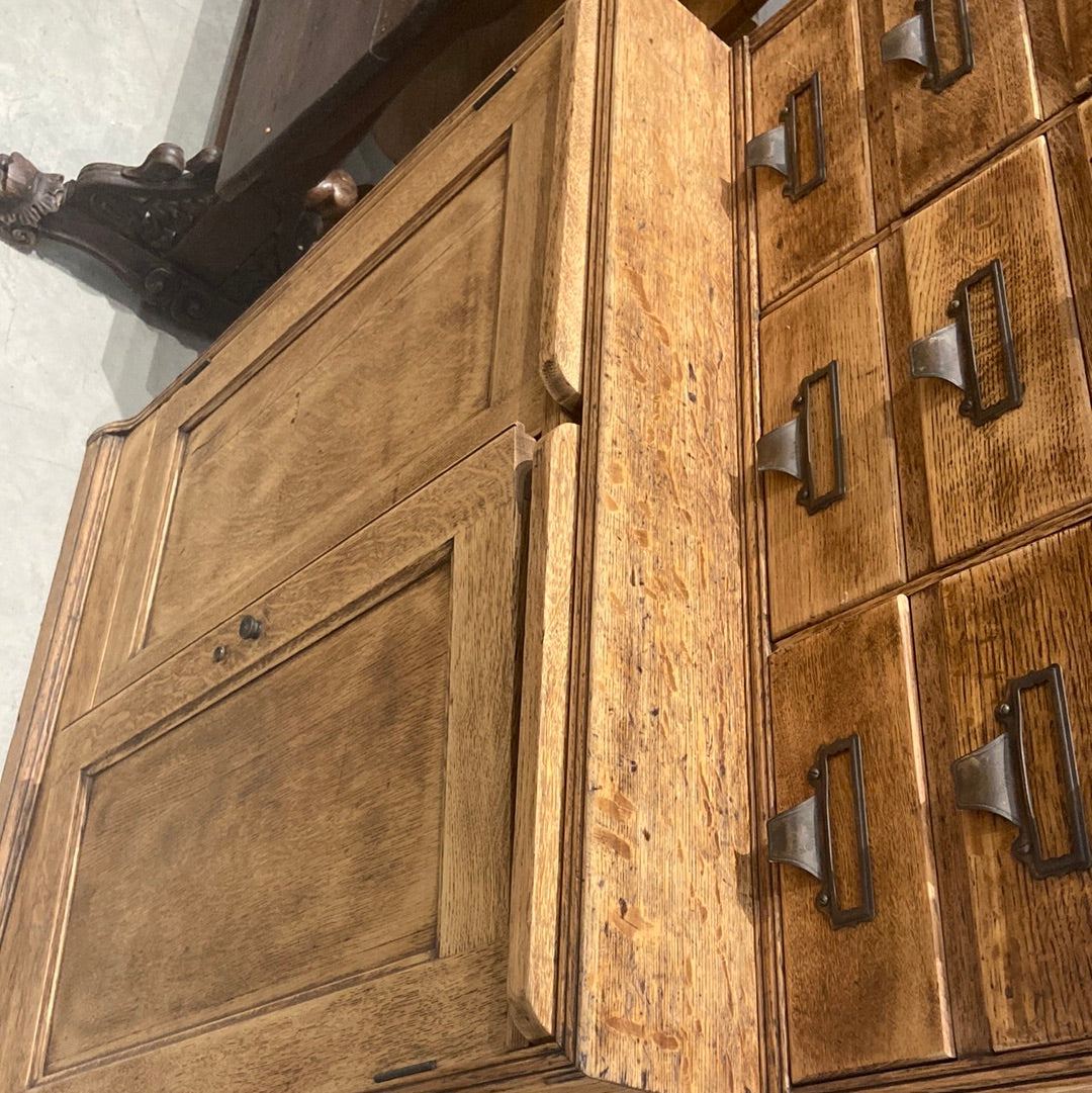 Stationary Cabinet - The White Barn Antiques