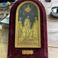 Etched Gold Religious Plaque - The White Barn Antiques