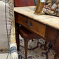 French Dining Table with Sycamore Top and 2 Drawers
