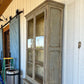 French Four Door Bistro Cabinet - The White Barn Antiques