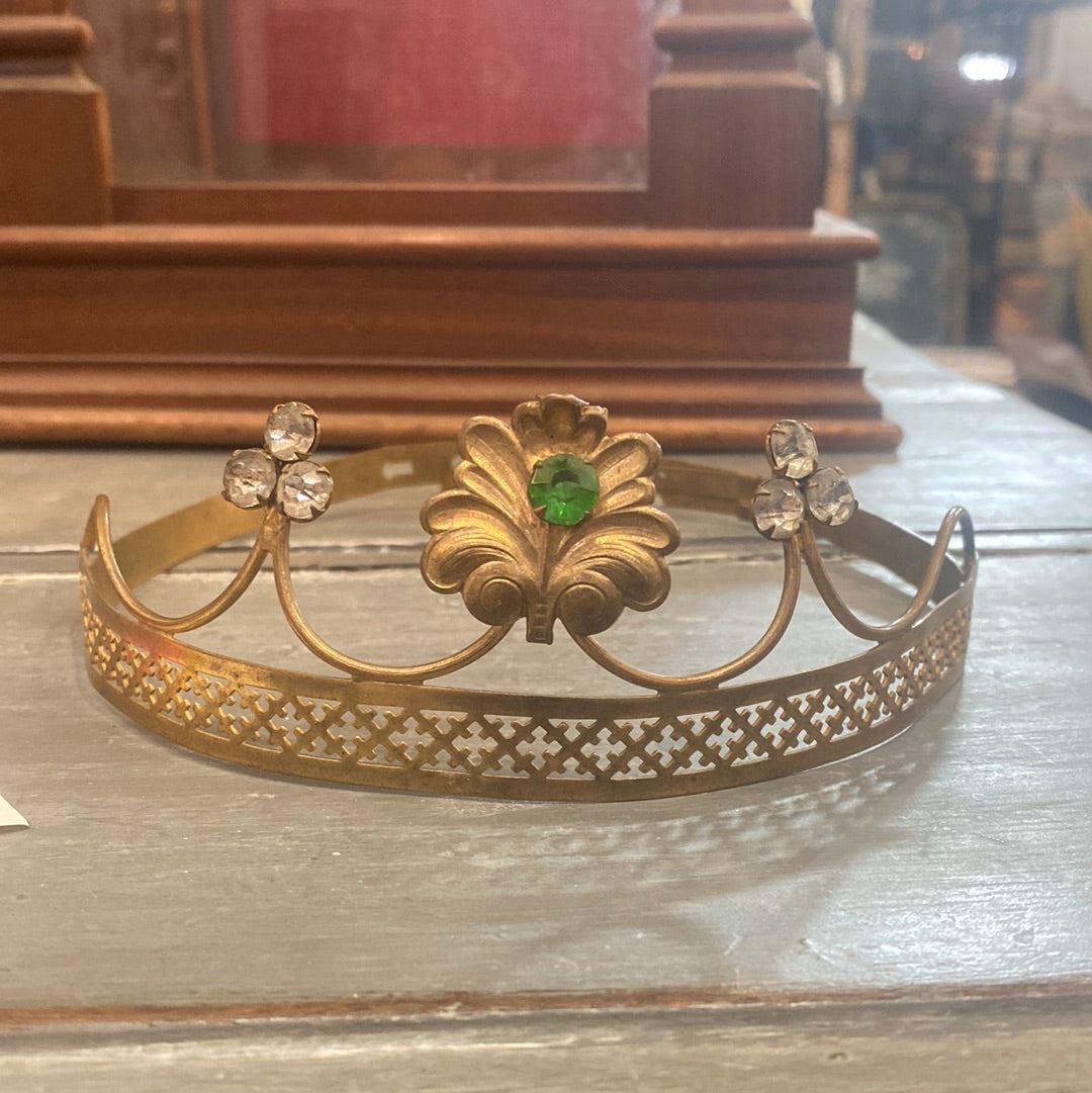 Madonna or Theatre Crown - French Vintage - The White Barn Antiques