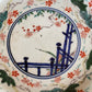 Meiji Imari Dish with Jasmine/Bamboo Posts - The White Barn Antiques