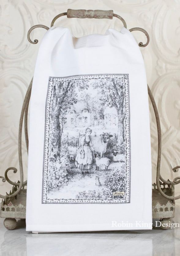 Flour Sack Towel - ROBIN KING DESIGNS - The White Barn Antiques