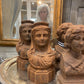 Cast Iron French Head Bookends - The White Barn Antiques