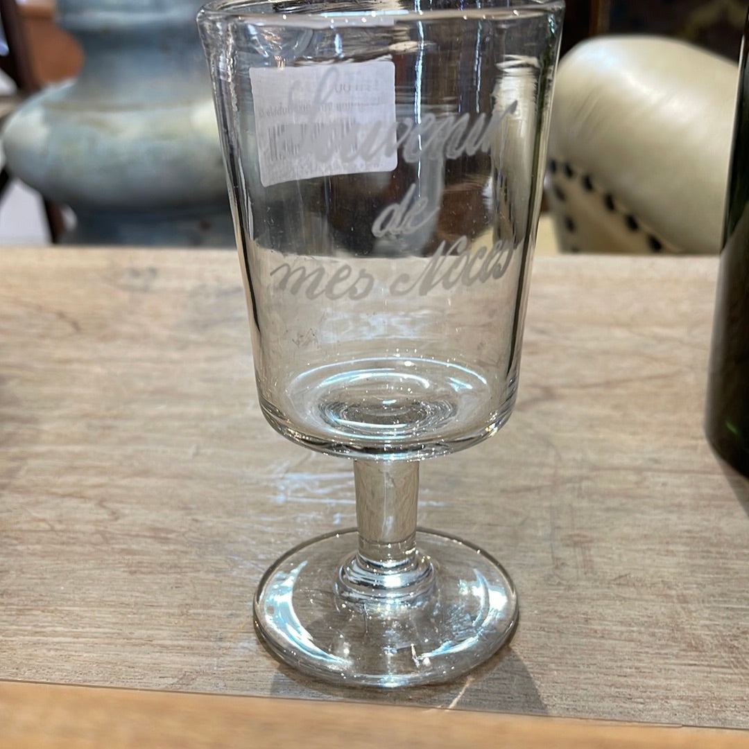Wedding Souvenir Bubble Glass - The White Barn Antiques