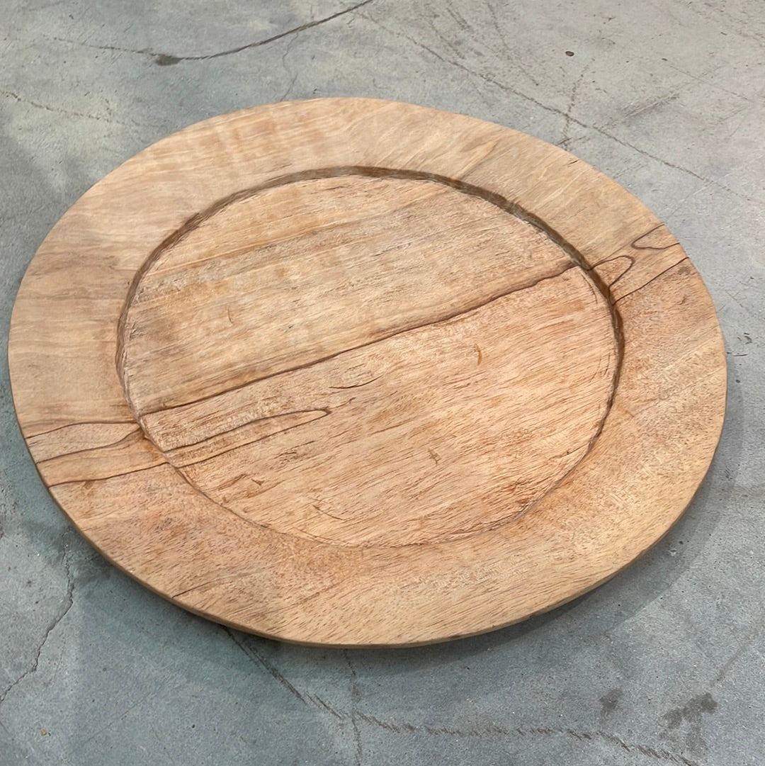 Ola Wood Charger 16” - The White Barn Antiques