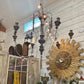 Gilt Chandelier made up with 18th and 19th Century Parts - The White Barn Antiques