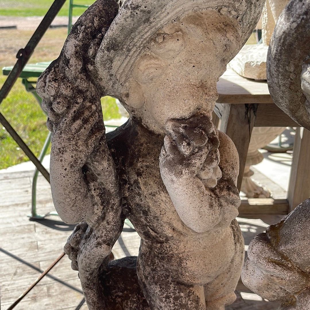 Four Season Statues Vicenza Stone - The White Barn Antiques