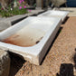 Spanish White Marble Sink - The White Barn Antiques