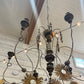 Gilt Chandelier made up with 18th and 19th Century Parts - The White Barn Antiques