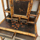 19th Century Original Lacquer Bamboo Cabinet - The White Barn Antiques