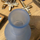 Blue Glass Pitcher - The White Barn Antiques