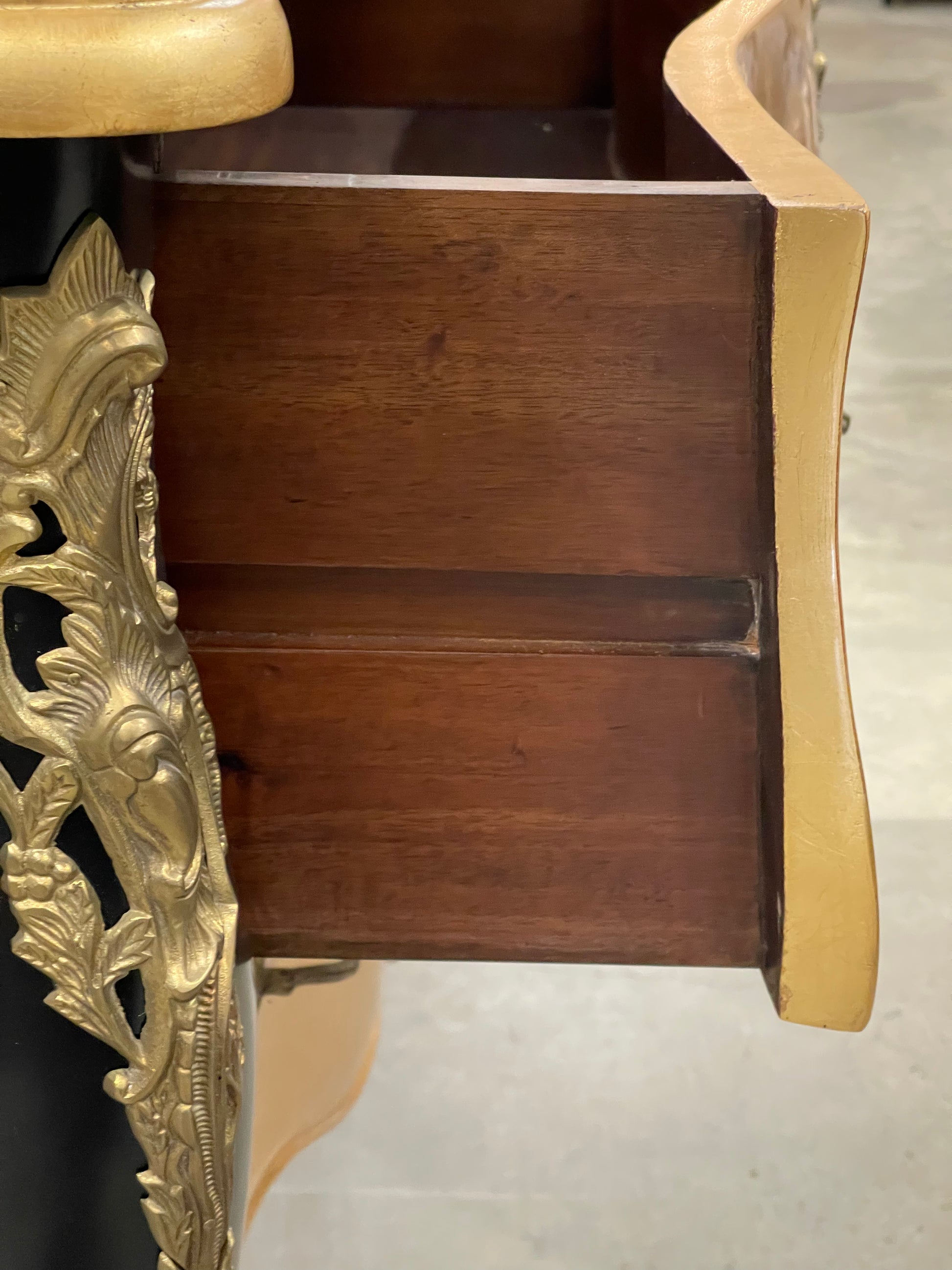 Gold French Heritage Bombay Chest - The White Barn Antiques